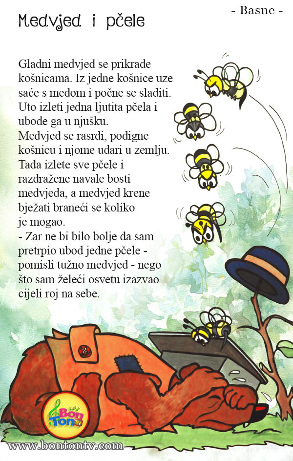 Medvjed i p�ele