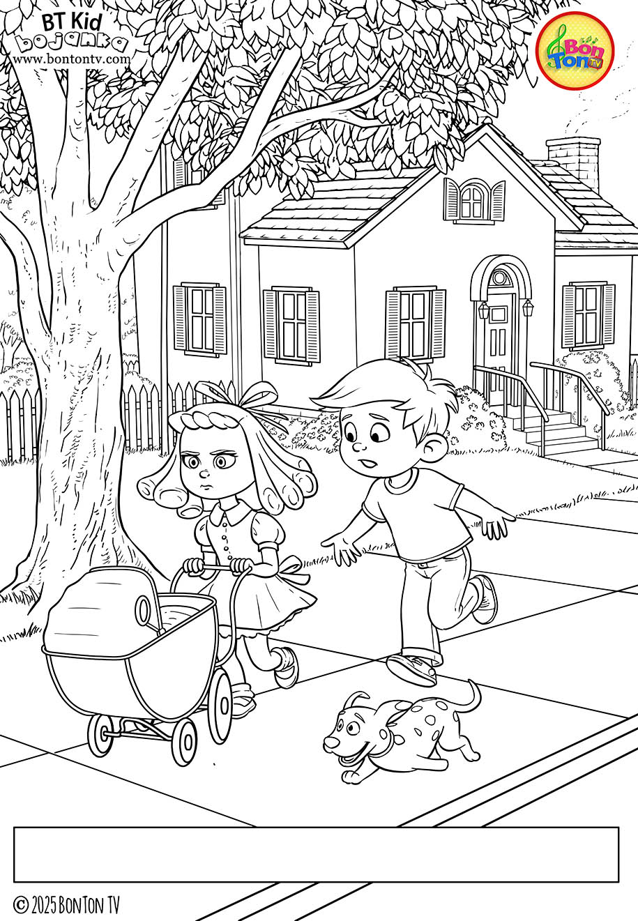 Christmas Coloring Pages for Kids - BonTon TV - Bo�i� - bojanke za printanje
